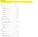 Screen Shot of Sub Menu postioning
