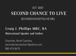 Second Chance to Live Business Card (Click to Enlarge)