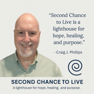 Read about the mission and vision of Second Chance to Live. Craig J. Phillips Second Chance to Live mission portrait – hope, healing, and purpose.