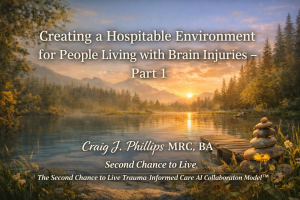 Peaceful landscape representing a hospitable and welcoming environment for people living with brain injuries.